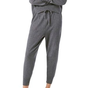 NWT FRAME Grey Cashmere Lounge Jogger - Sz L